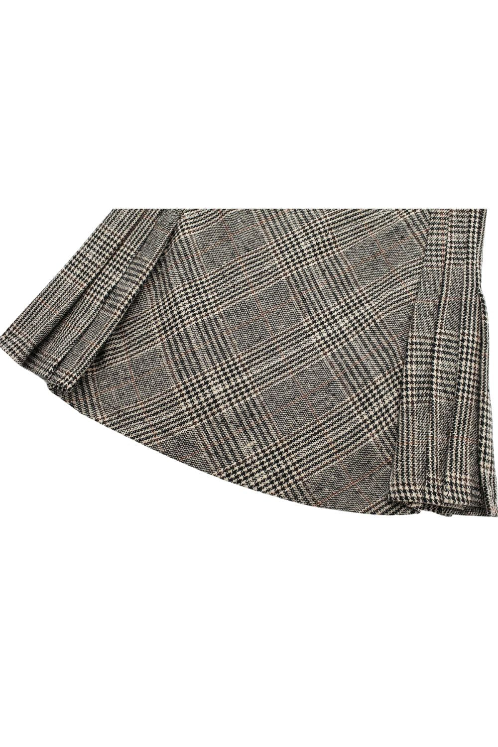 'Elizabeth' Plaid Suit Jacket & Skirt Set  (Sold Separately)