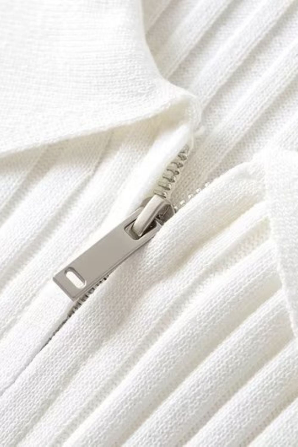 'Polina' Slim Polo-Collar Knit Top