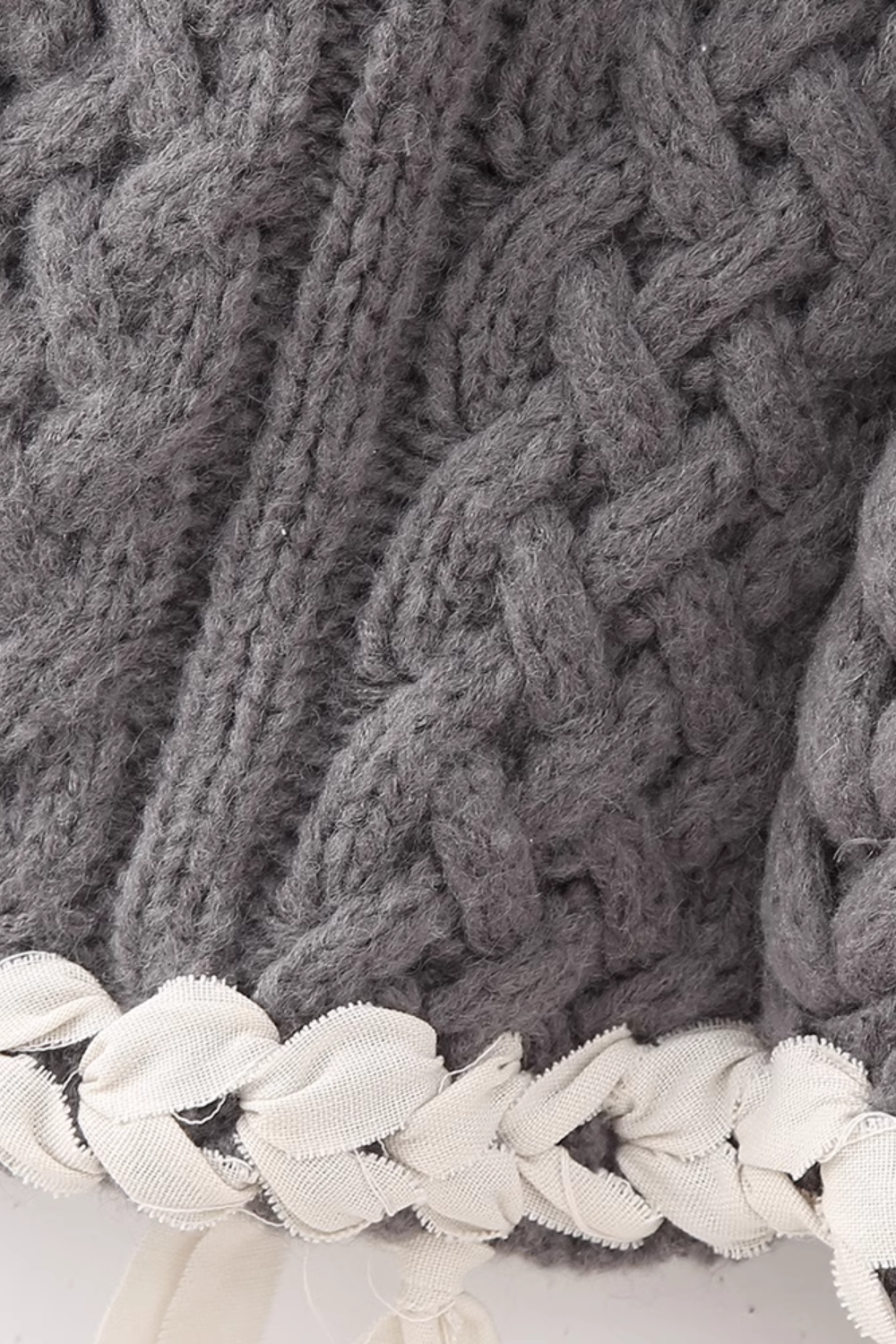 'Alice' Sleeveless Cable-Knit Vest