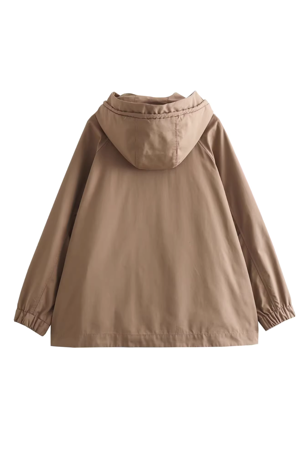 'Jackie' Hooded Button-Up Parka Jacket