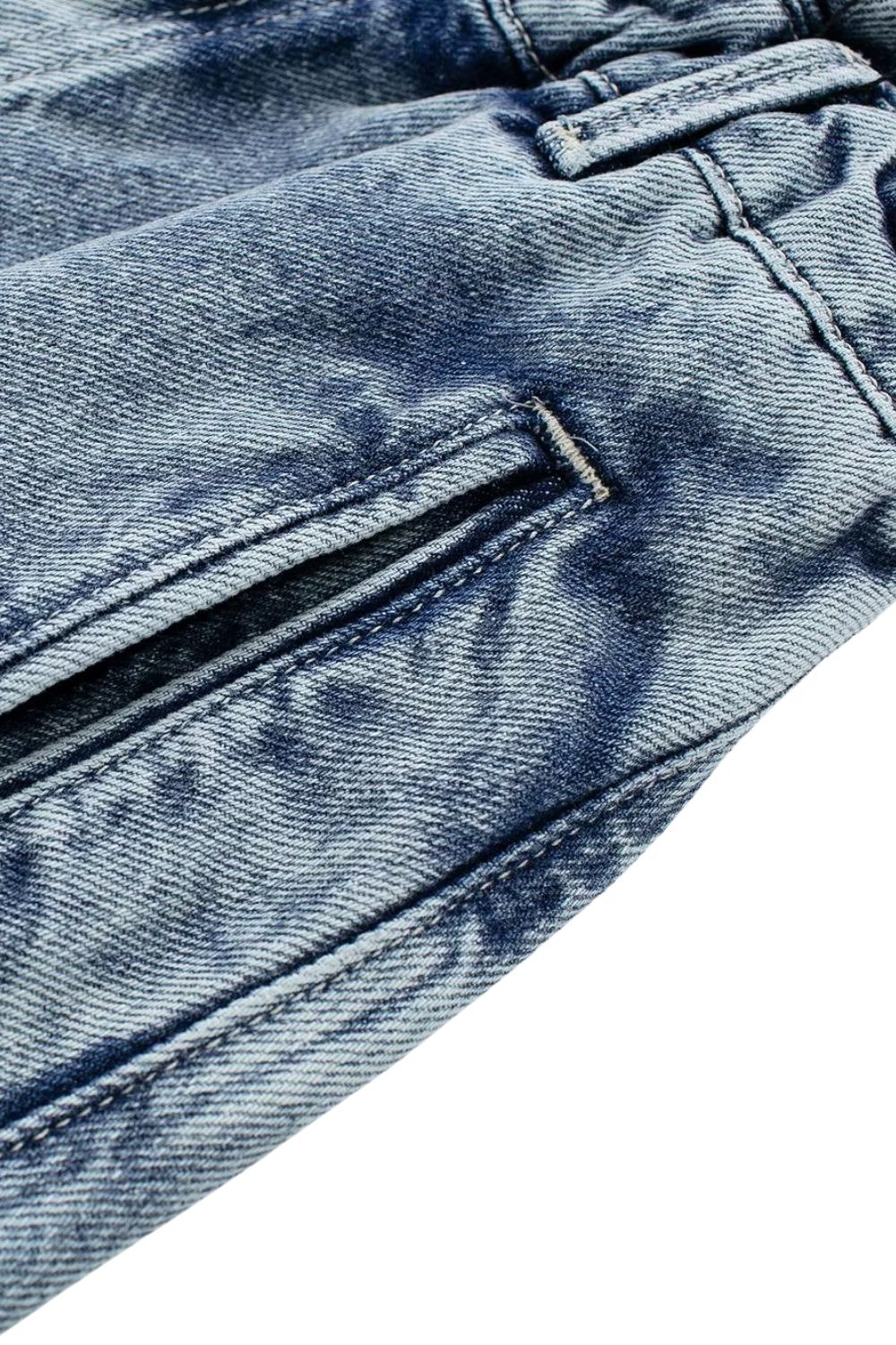 ' Daniel ' Denim Vest & High-Waist Shorts Combo (Sold Separately)