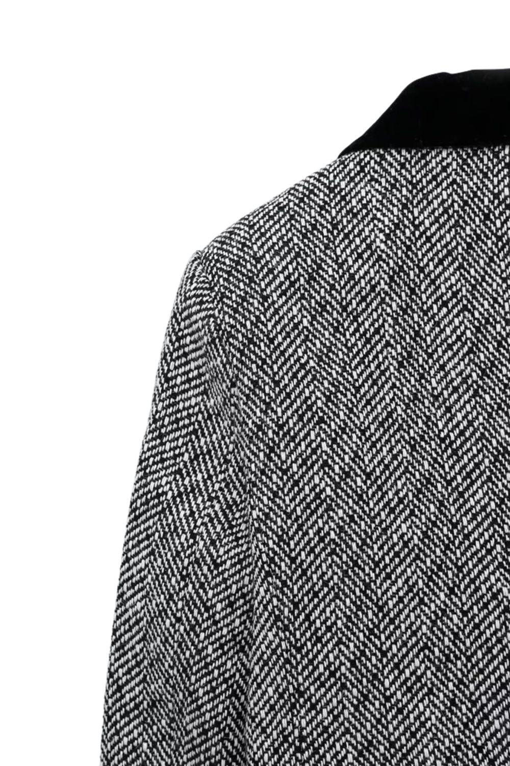 'Charlotte' Herringbone Mini Blazer & Skirt Set (Sold Separately)