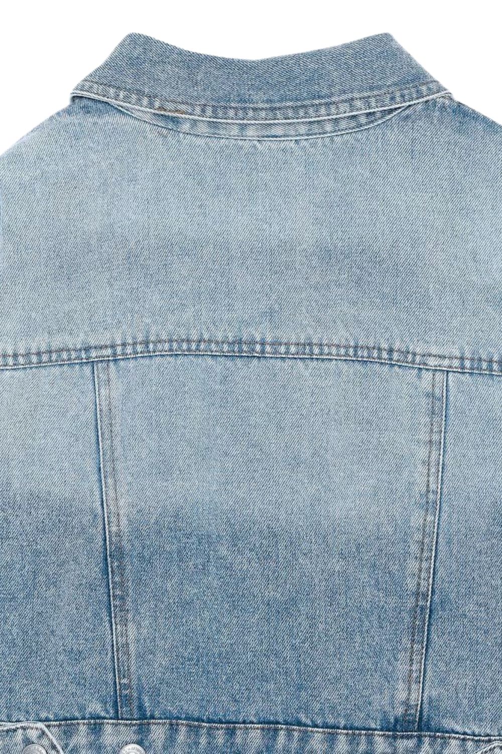 ' Jordan'  Collared Long-Sleeve Denim Jacket