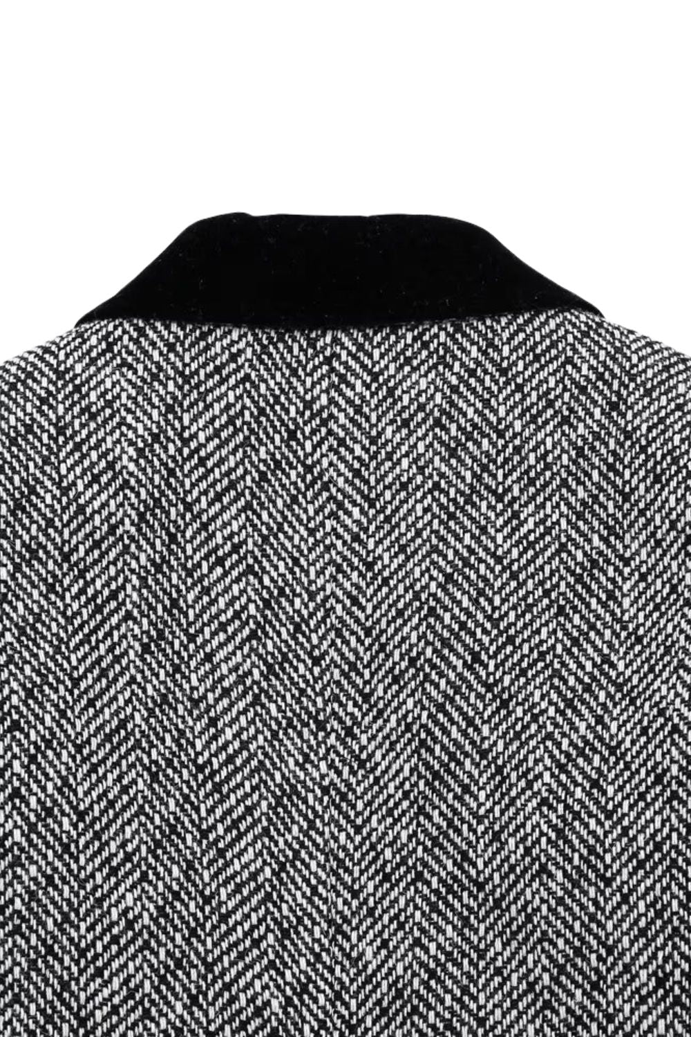 'Charlotte' Herringbone Mini Blazer & Skirt Set (Sold Separately)