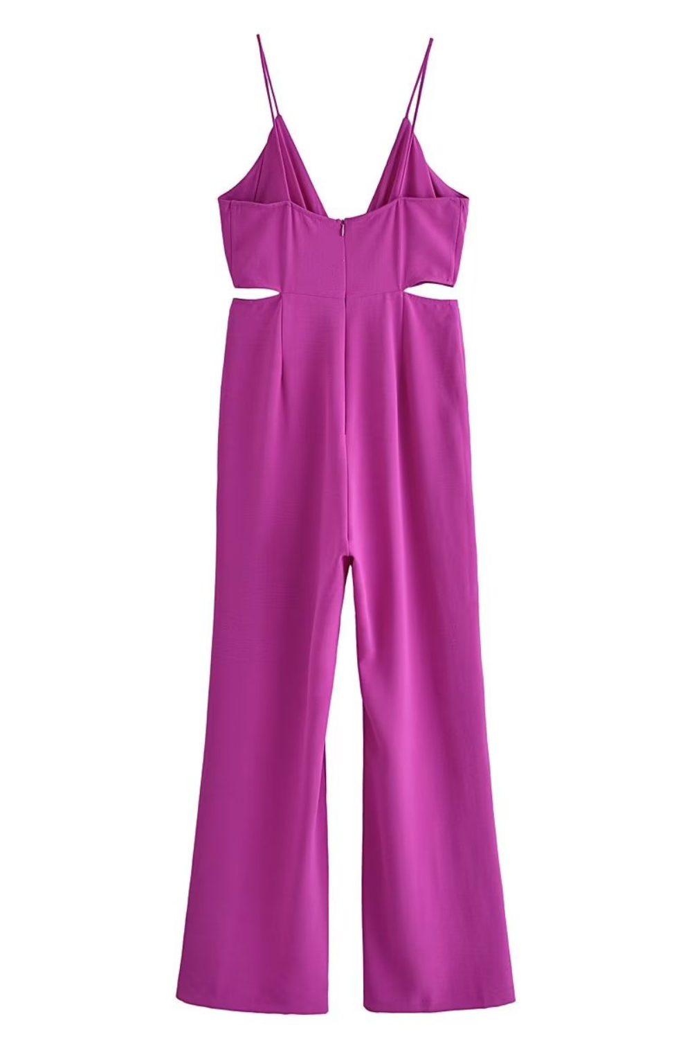 'Ofelia' Sleeveless V-Neck Cut-out Jumpsuit