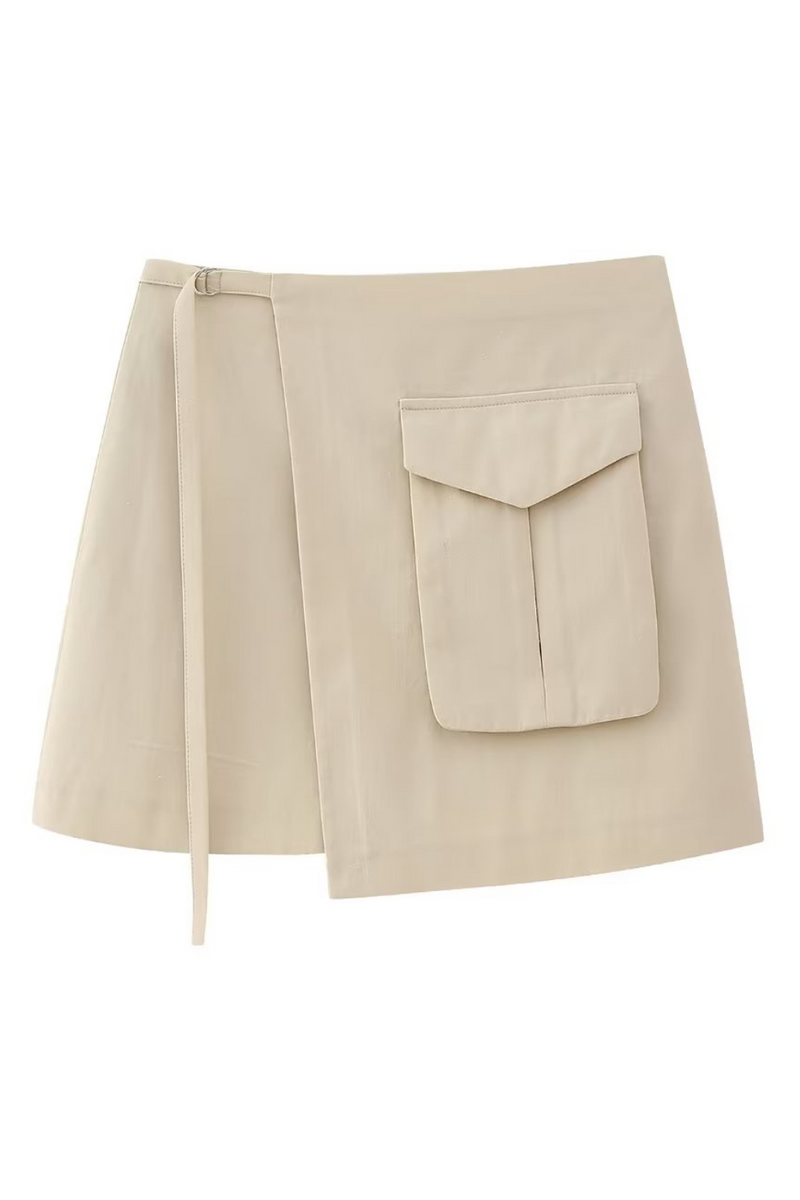 'Reina' High-Waist Cargo Culottes Shorts – Goodnight Macaroon