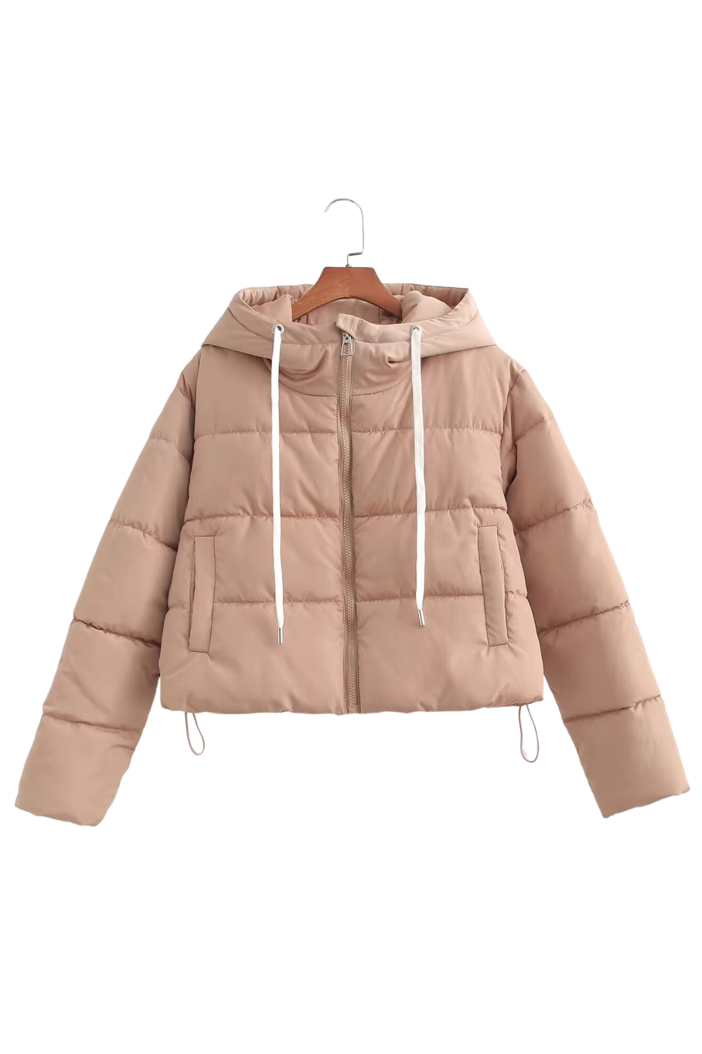 Rhoda Hooded Quilted Cotton Jacket Goodnight Macaroon