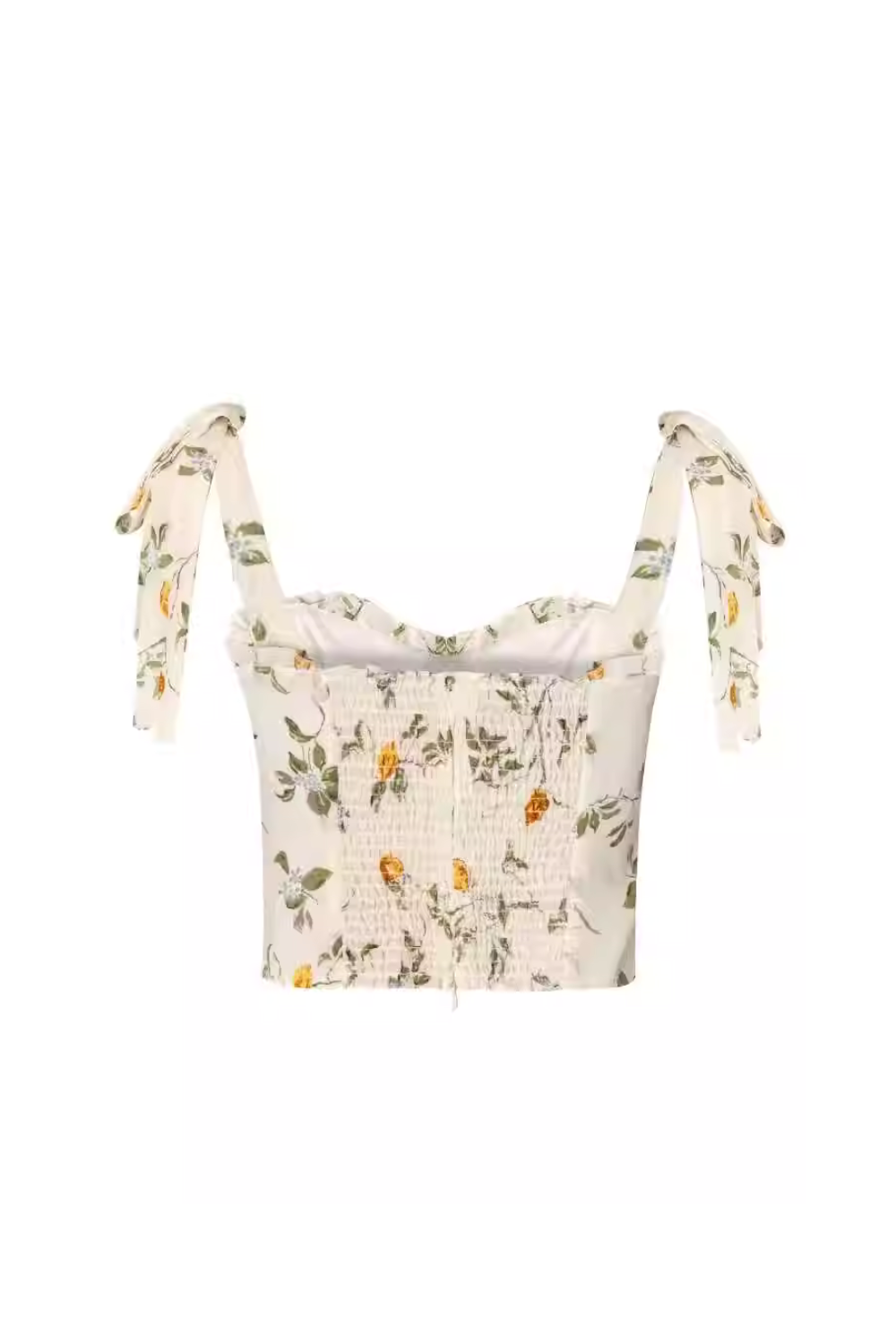 'Mabel' Printed Lace-up Vest