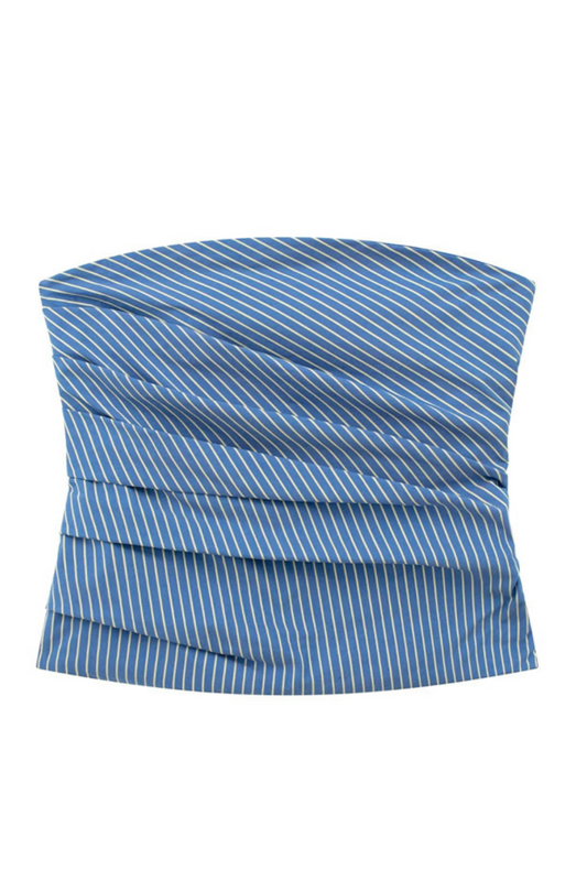 'Florence' Stripe Tube Top