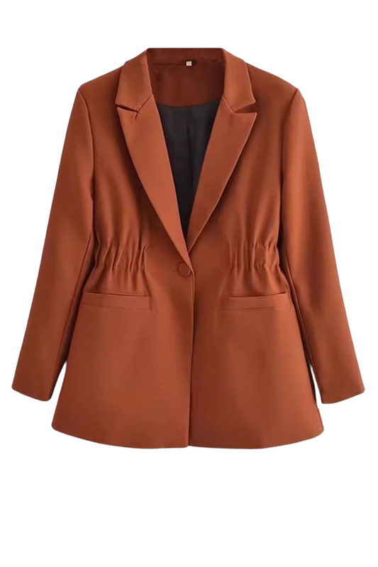 'Melanie' Elastic Waist Suit Jacket