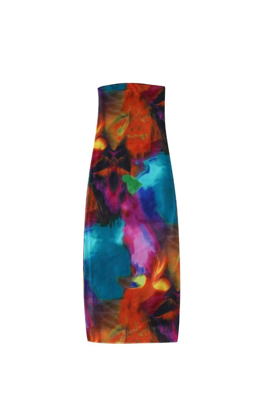 'Stella'  Slimming Printed  Dress