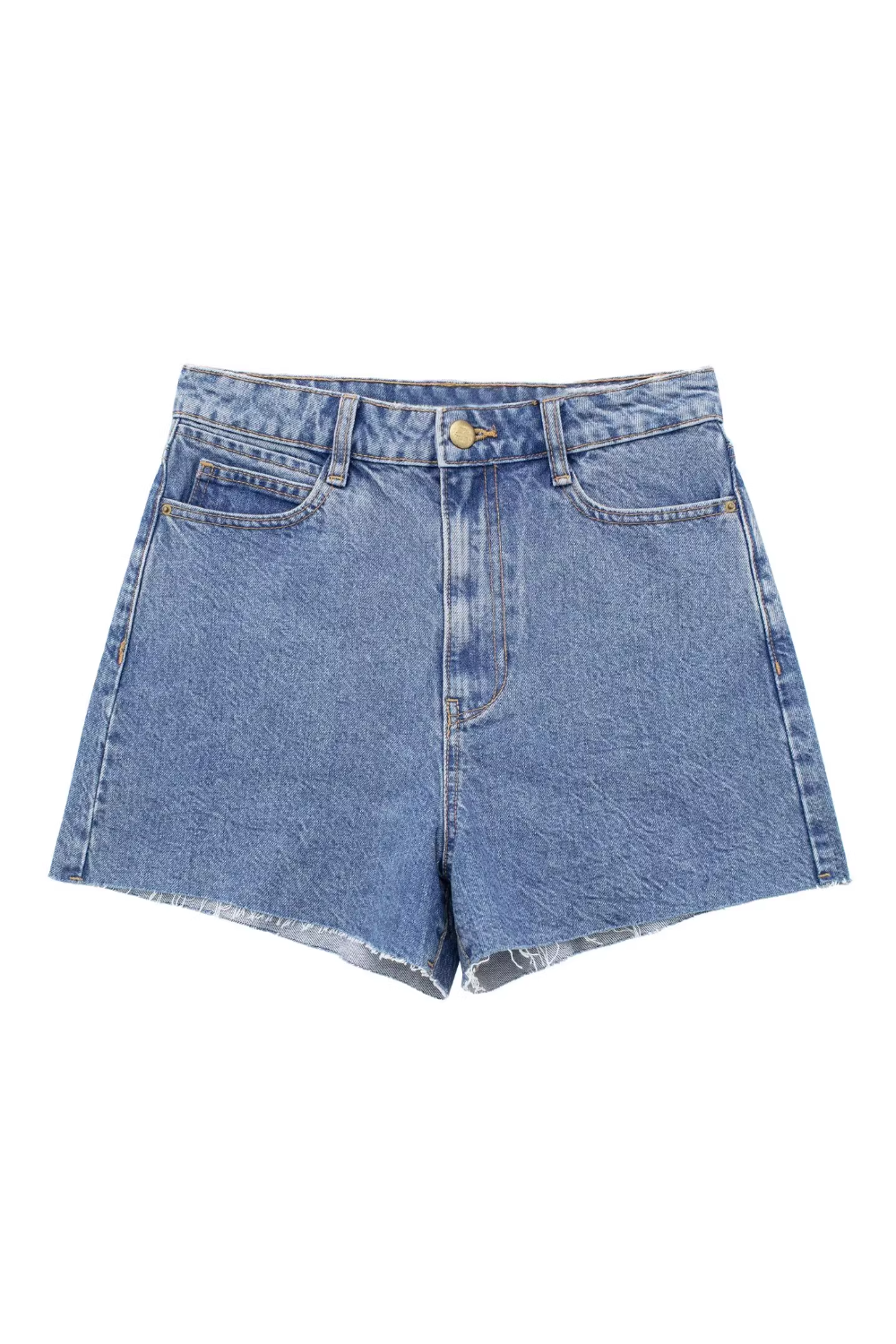 'Nicole' High Waist Denim Shorts (3 Colors) - Main Image
