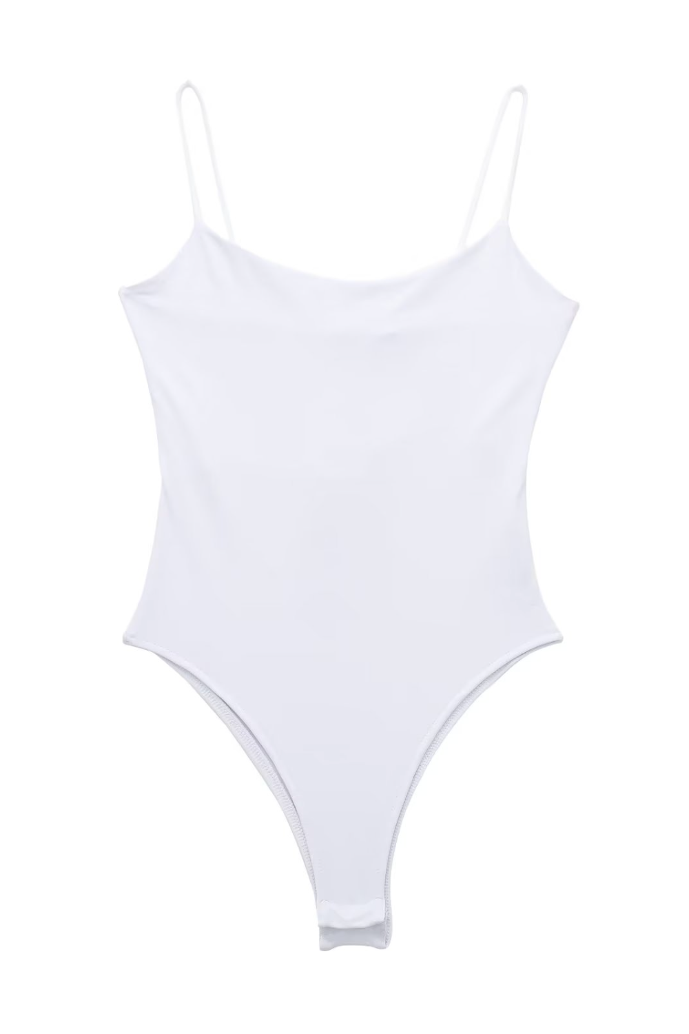 'Naomi' Thin Straps Crewneck Bodysuit (3 Colors)