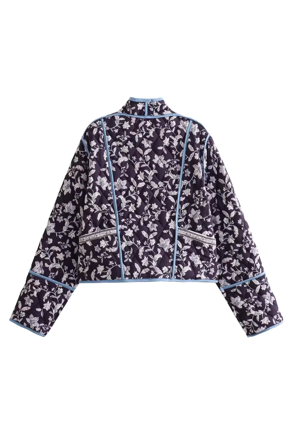 Valerie' Floral Open-Front Quilted Reversible Jacket – Goodnight Macaroon