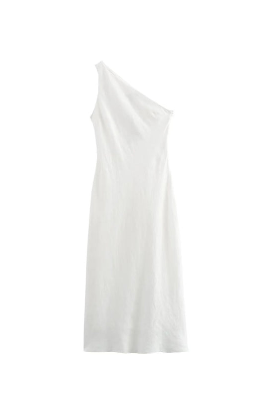'Scarlett Off-shoulder White Dress