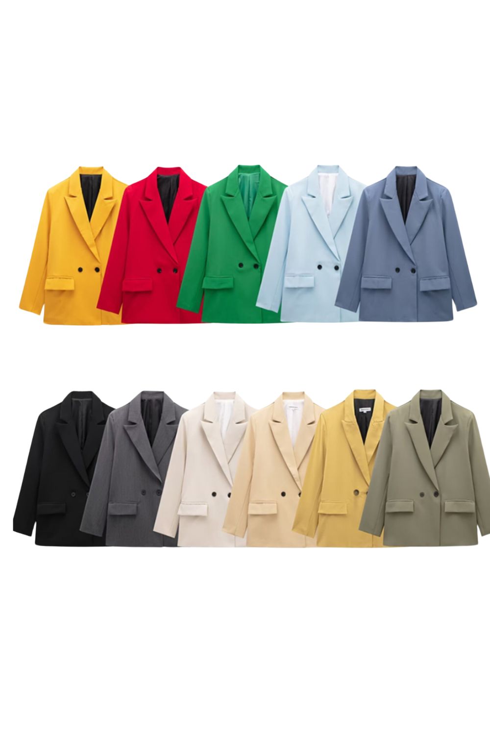 'Naomi' Double Breasted Suit Jacket