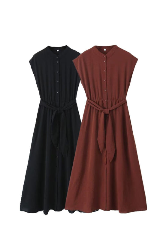 ‘Eliana’ Simple Short Sleeved Dress