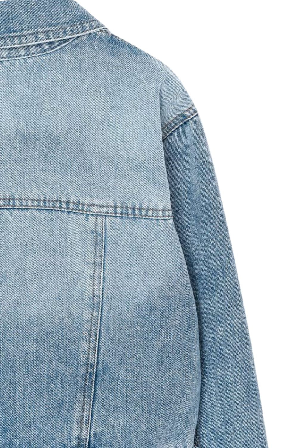 ' Jordan'  Collared Long-Sleeve Denim Jacket