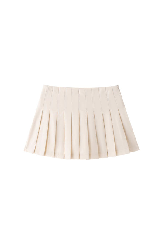 ‘Aubrey‘ Versatile Wide-Pleated Skirt  (5 Color)