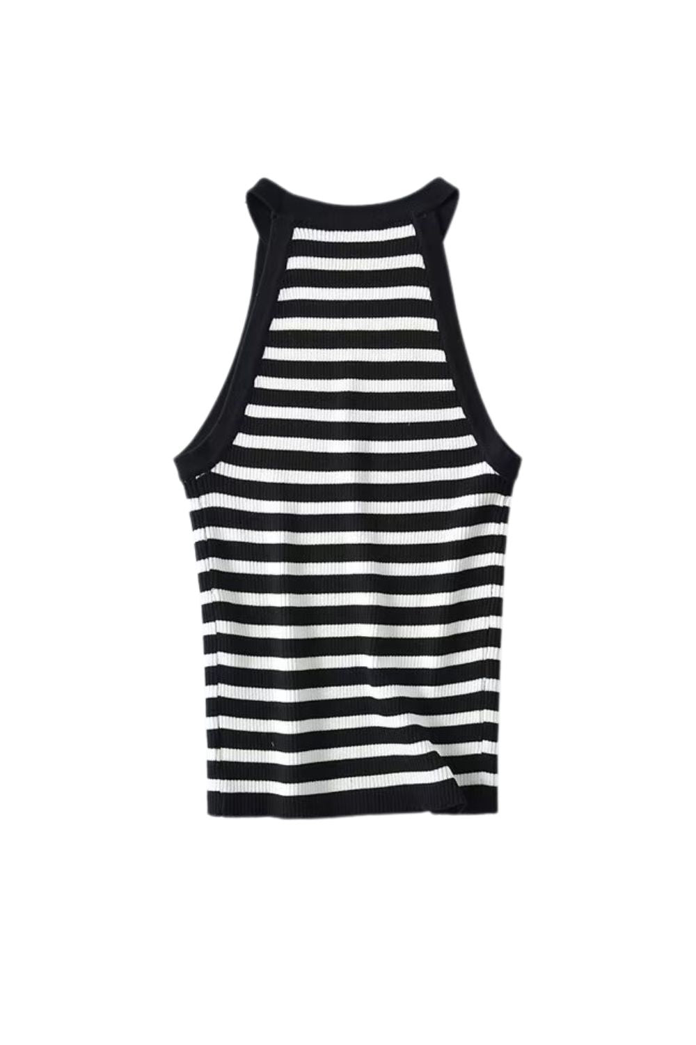 'Inga' Sleeveless Knit Halter Top