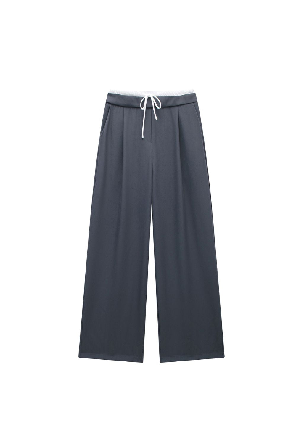 'Emily' Paneled Design Straight-Leg Pants