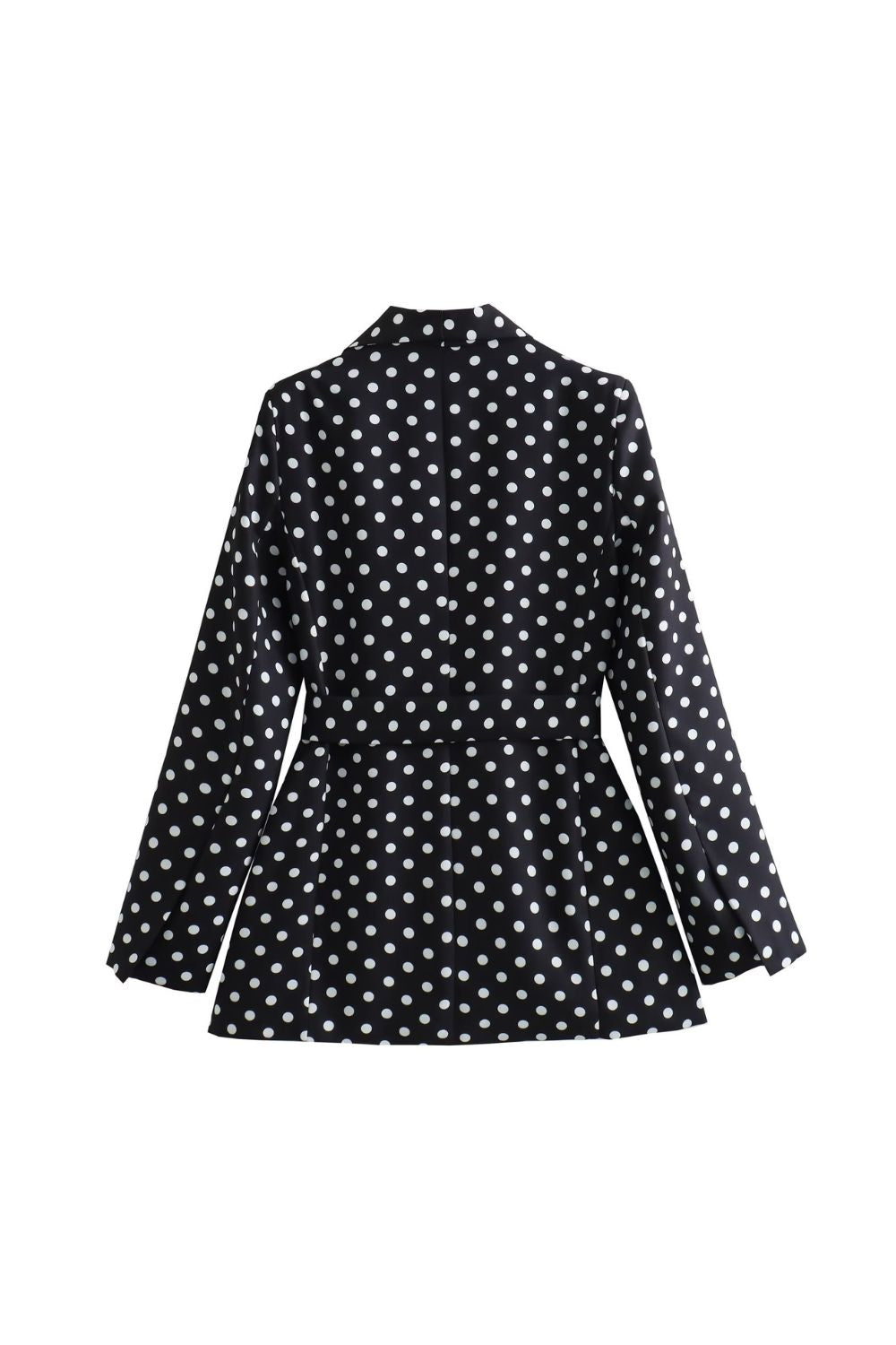 ‘Amelia’ Polka Dot Blazer & High-Waist Pants Suit Set (Sold Separately)