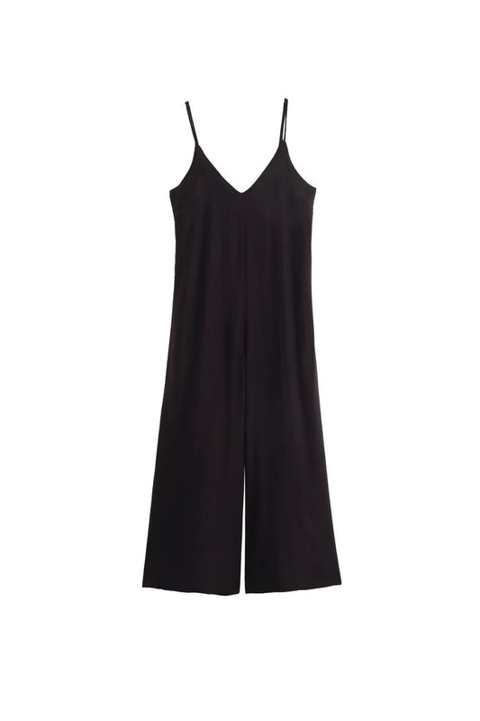 ‘Hannah’ V-neck Halter Backless Jumpsuit