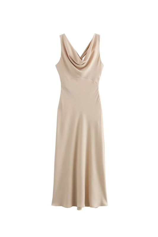 ‘Phoebe’ Wrap   Sleeveless Maxi Dress