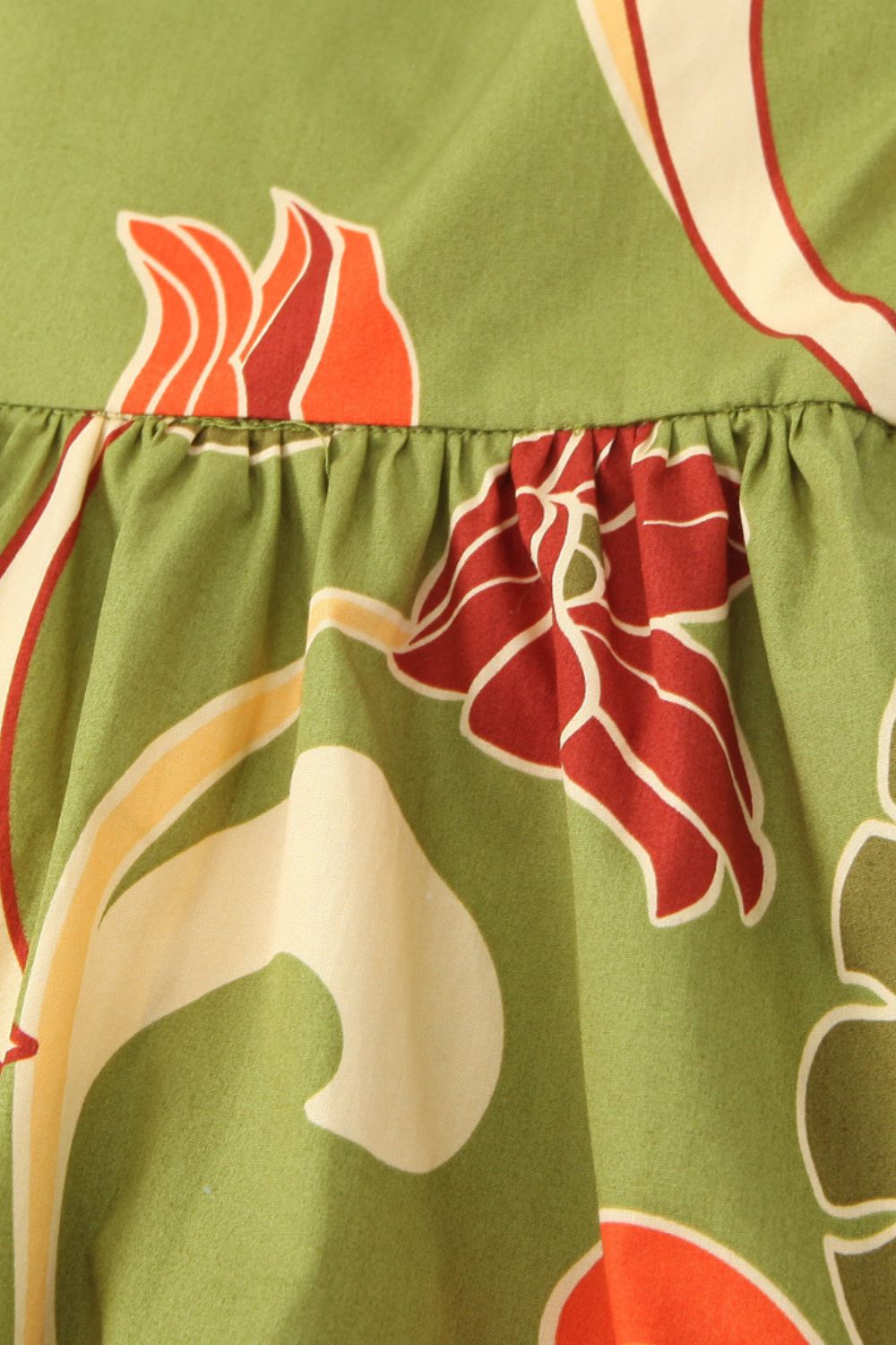 ‘Erin’ Casual Spaghetti Strap Printed Midi Dress