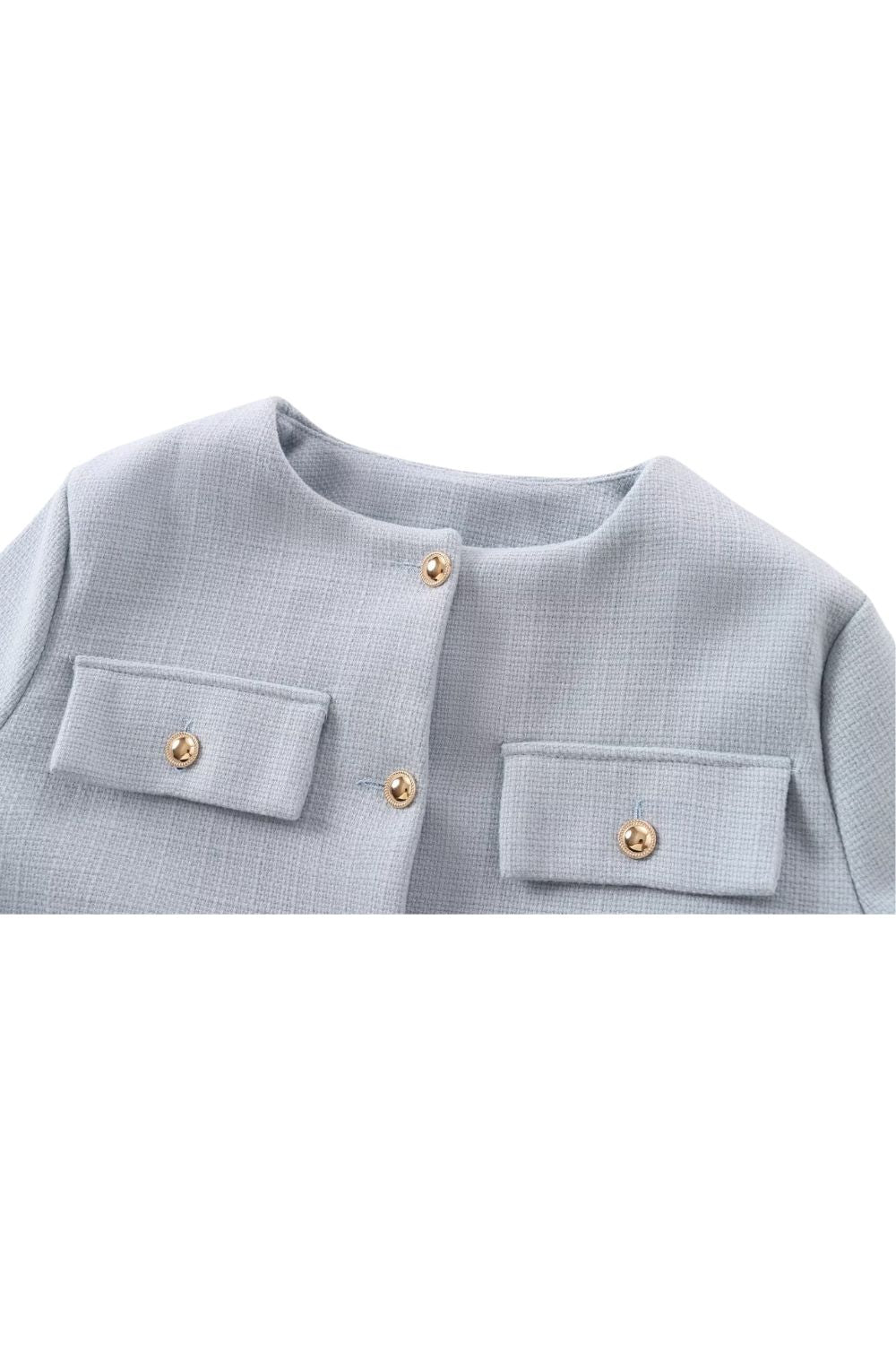 'Lily'Flap-Decorated Pocket Coat