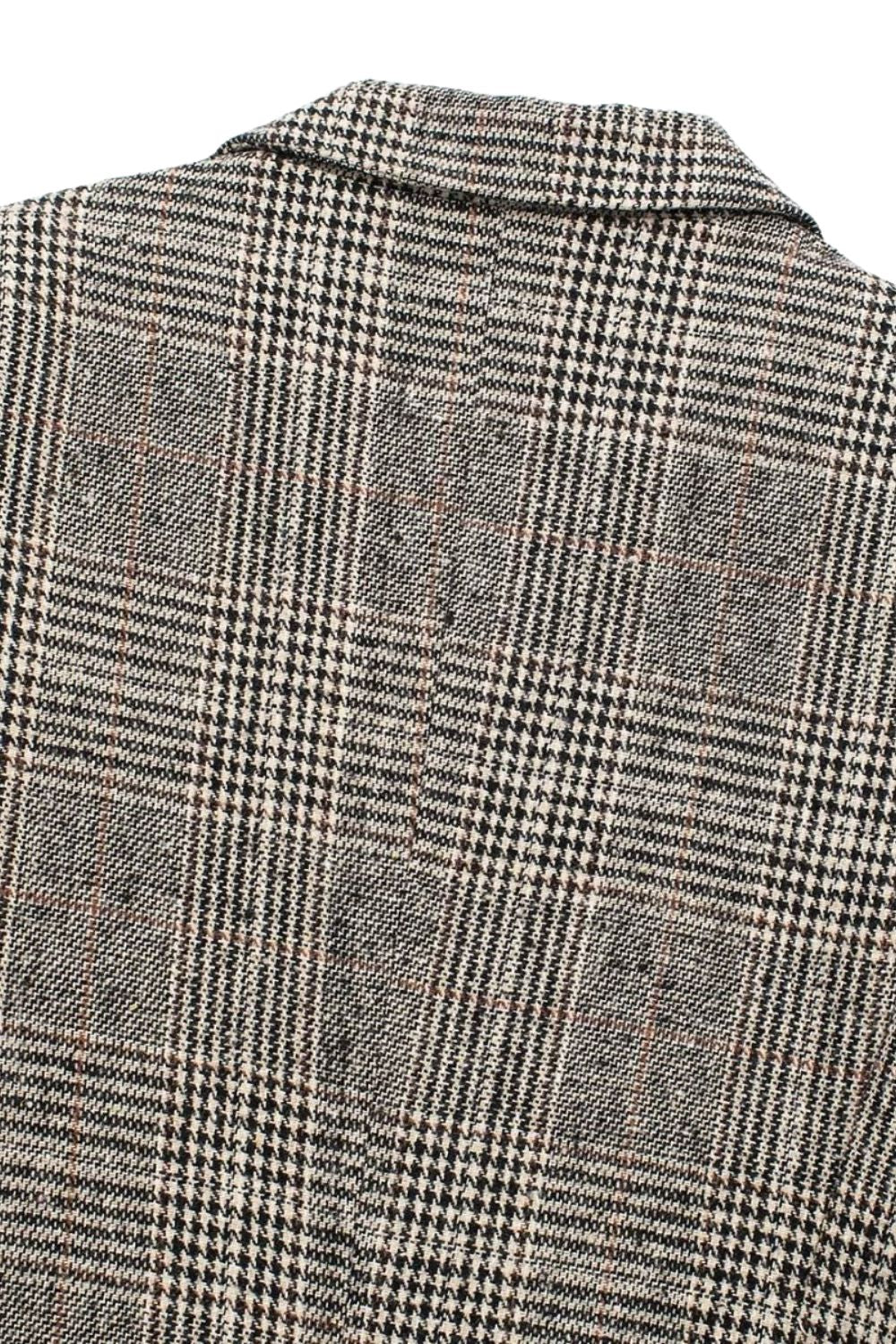 'Elizabeth' Plaid Suit Jacket & Skirt Set  (Sold Separately)