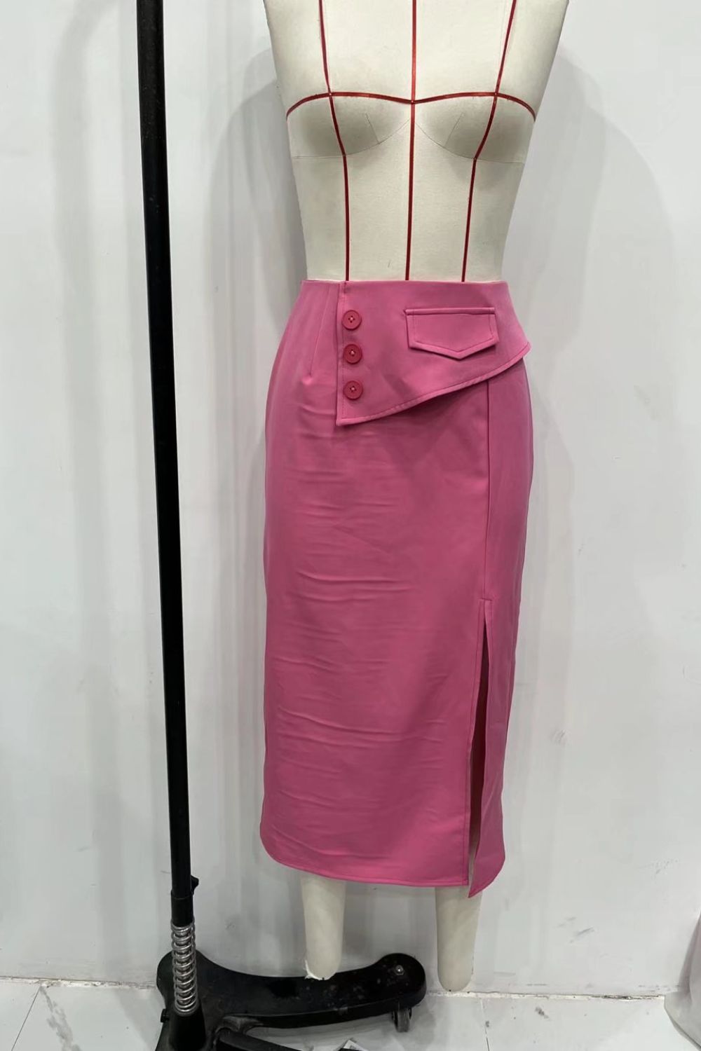 ' Jeremiah' Pink Suit Jacket & Button-Detail Skirt  Set (Sold Separately)
