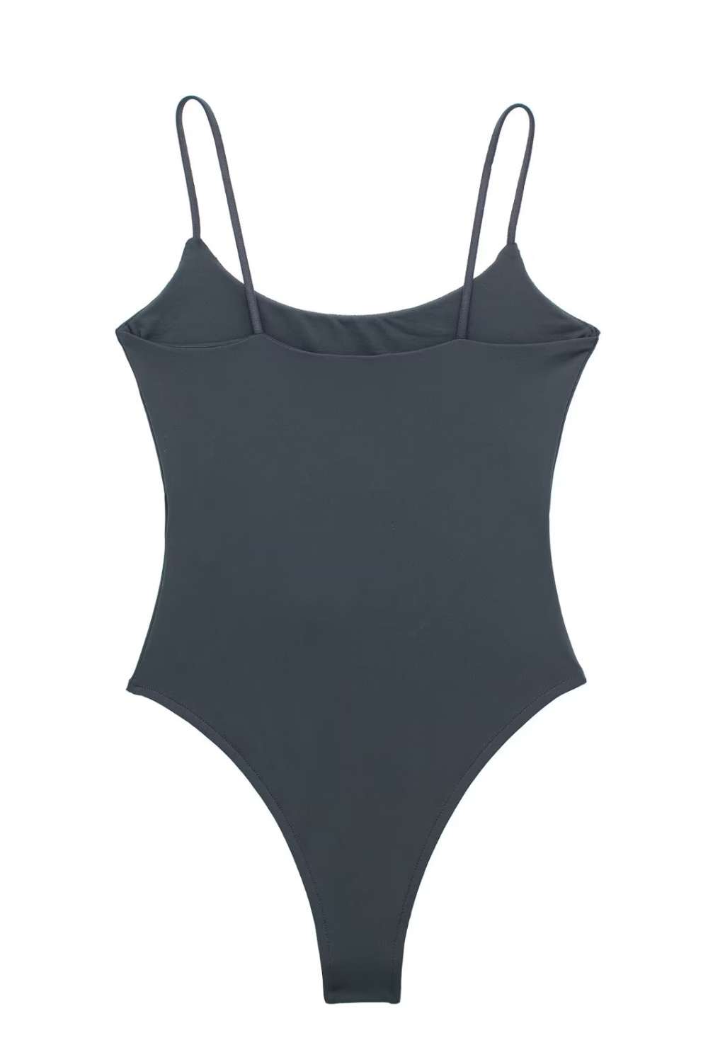 'Naomi' Thin Straps Crewneck Bodysuit (3 Colors)