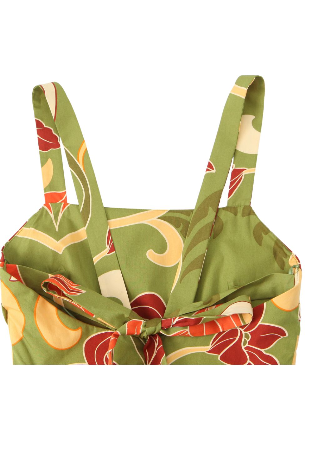 ‘Erin’ Casual Spaghetti Strap Printed Midi Dress