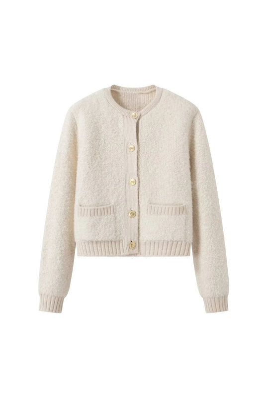 'Georgia' Chic Casual Knit Cardigan Sweater