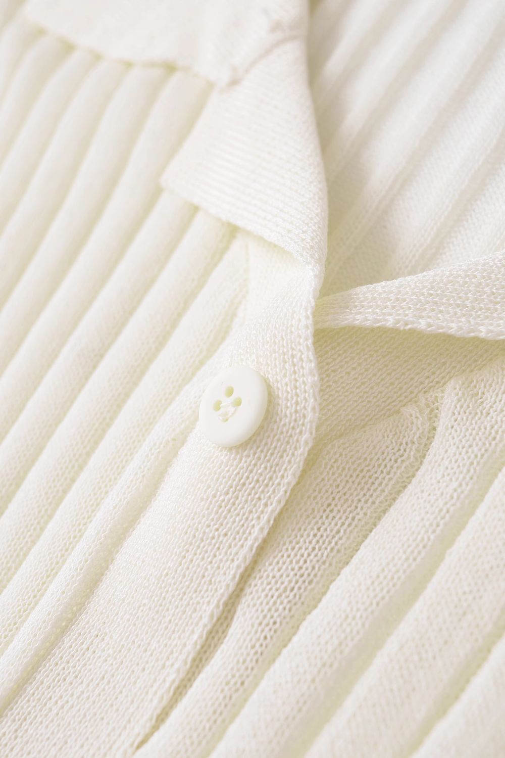 'Scarlett' Ribbed Collar Long Sleeve Knit Cardigan