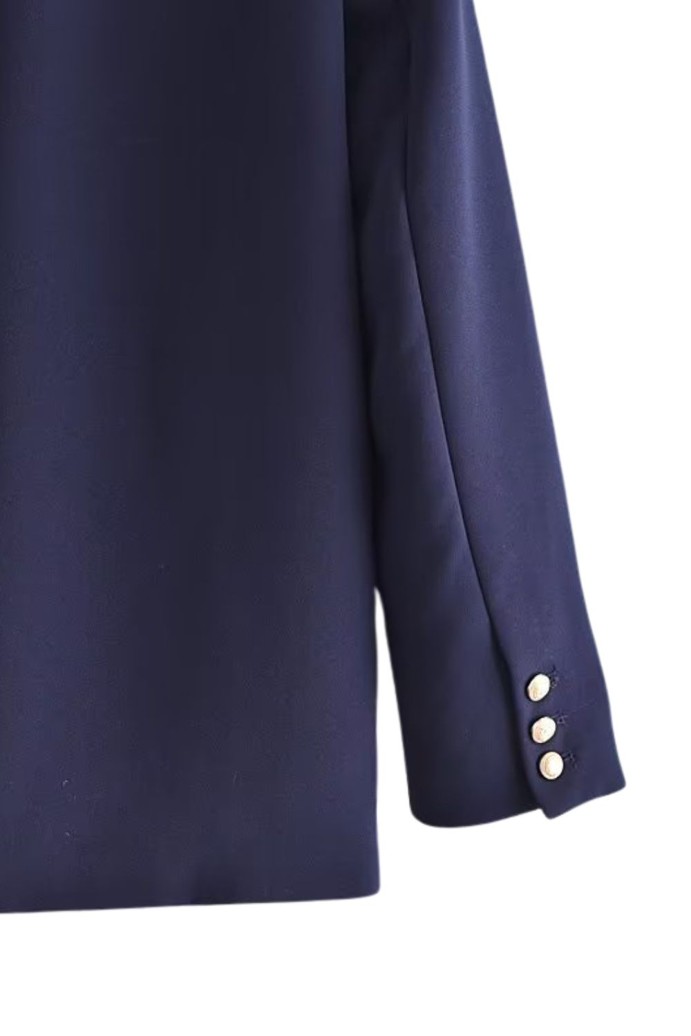 ‘Layla’ Gold-Buttoned Blazer & High-Waist Shorts (Sold Separately)