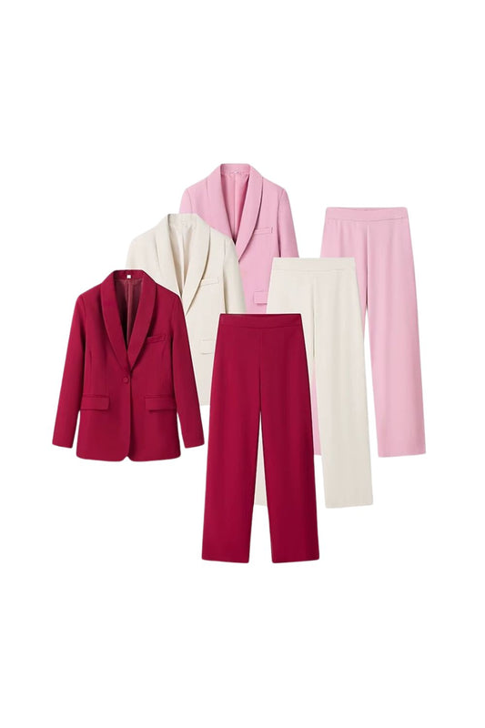 'Daisy'  Tailored Suit Jacket & Pants Set (Sold Separately)