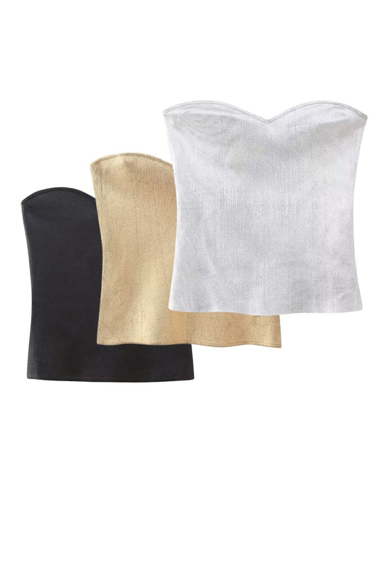 'Tamara' Elegant Bra-Cut Knitted Top