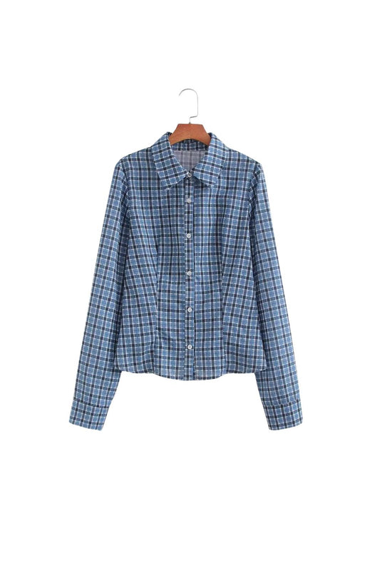 'Nora' Versatile Slim-Fit Polyester-Cotton Shirt