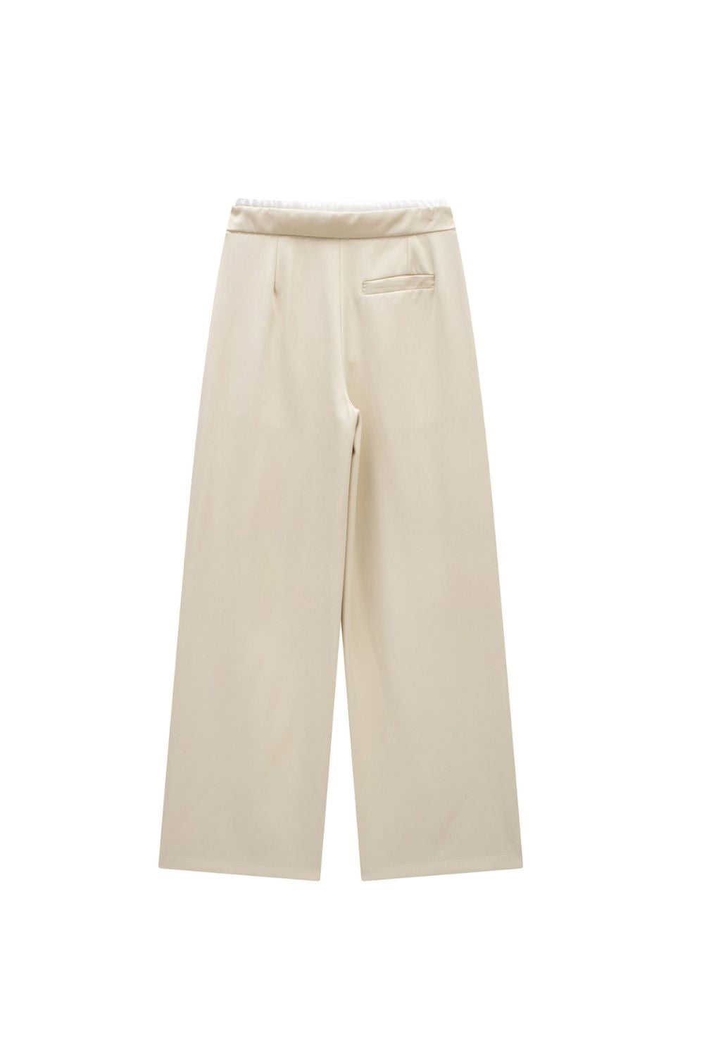 'Emily' Paneled Design Straight-Leg Pants