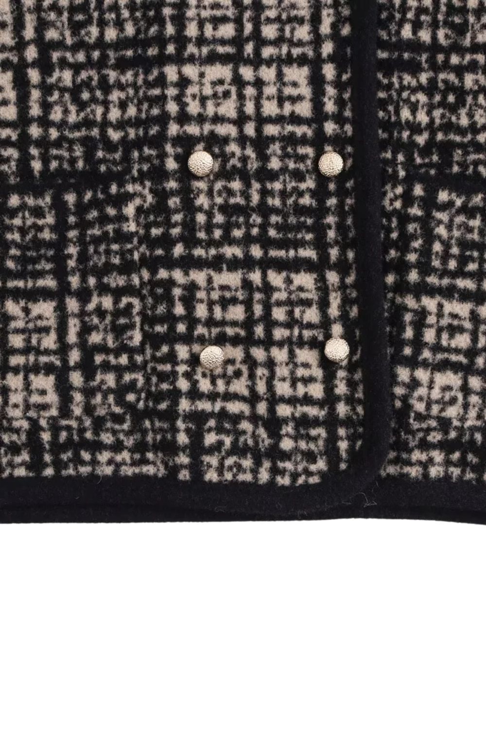 ‘Georgina’ Vibrant Jacquard Knit Sweater Coat