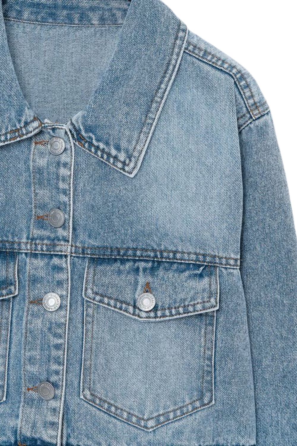 ' Jordan'  Collared Long-Sleeve Denim Jacket