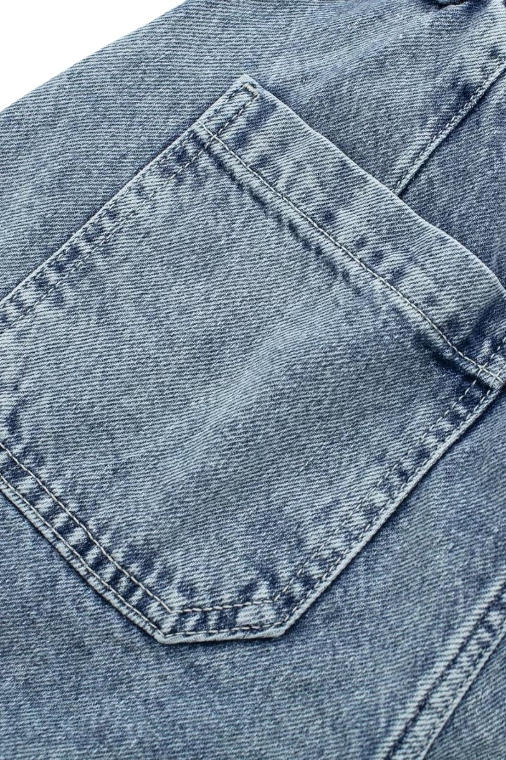 ' Daniel ' Denim Vest & High-Waist Shorts Combo (Sold Separately)