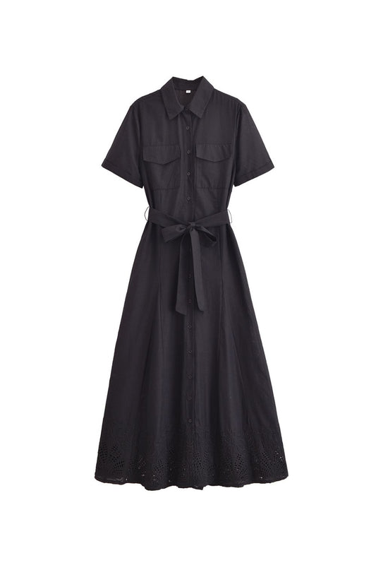‘Maisie’ Shirt-Style Midi Dress