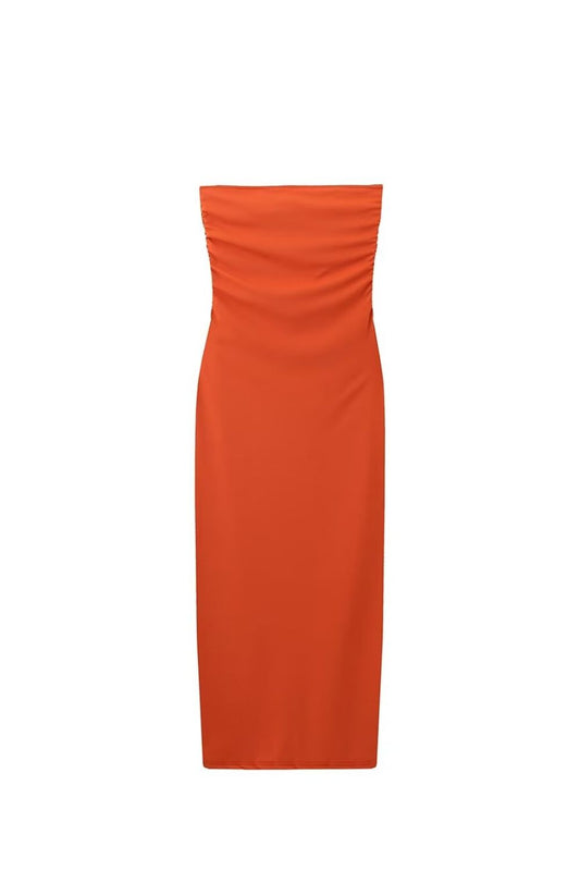 'Freya'  Backless Sleeveless Slim Fit Hip-Hugging Long Skirt