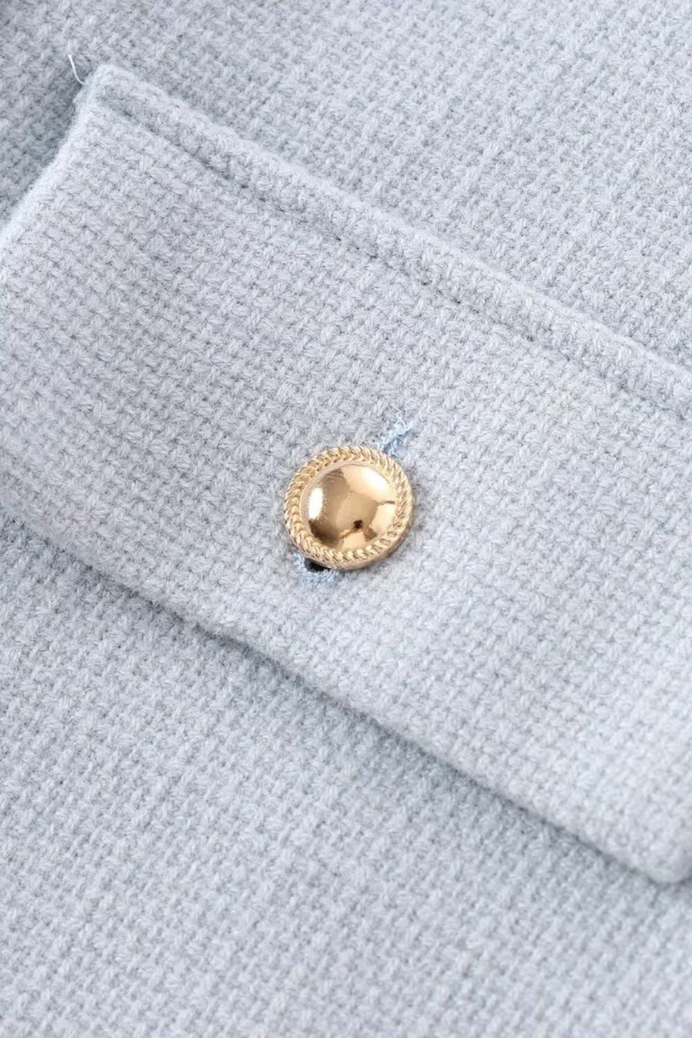 'Lily'Flap-Decorated Pocket Coat