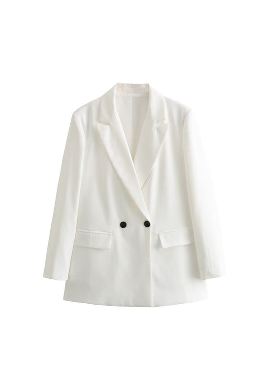 ‘Nora’ Solid-Color Casual Suit Jacket （4 Color)