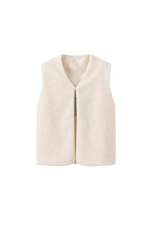 'Savannah' Lamb Wool Star Embroidered Vest