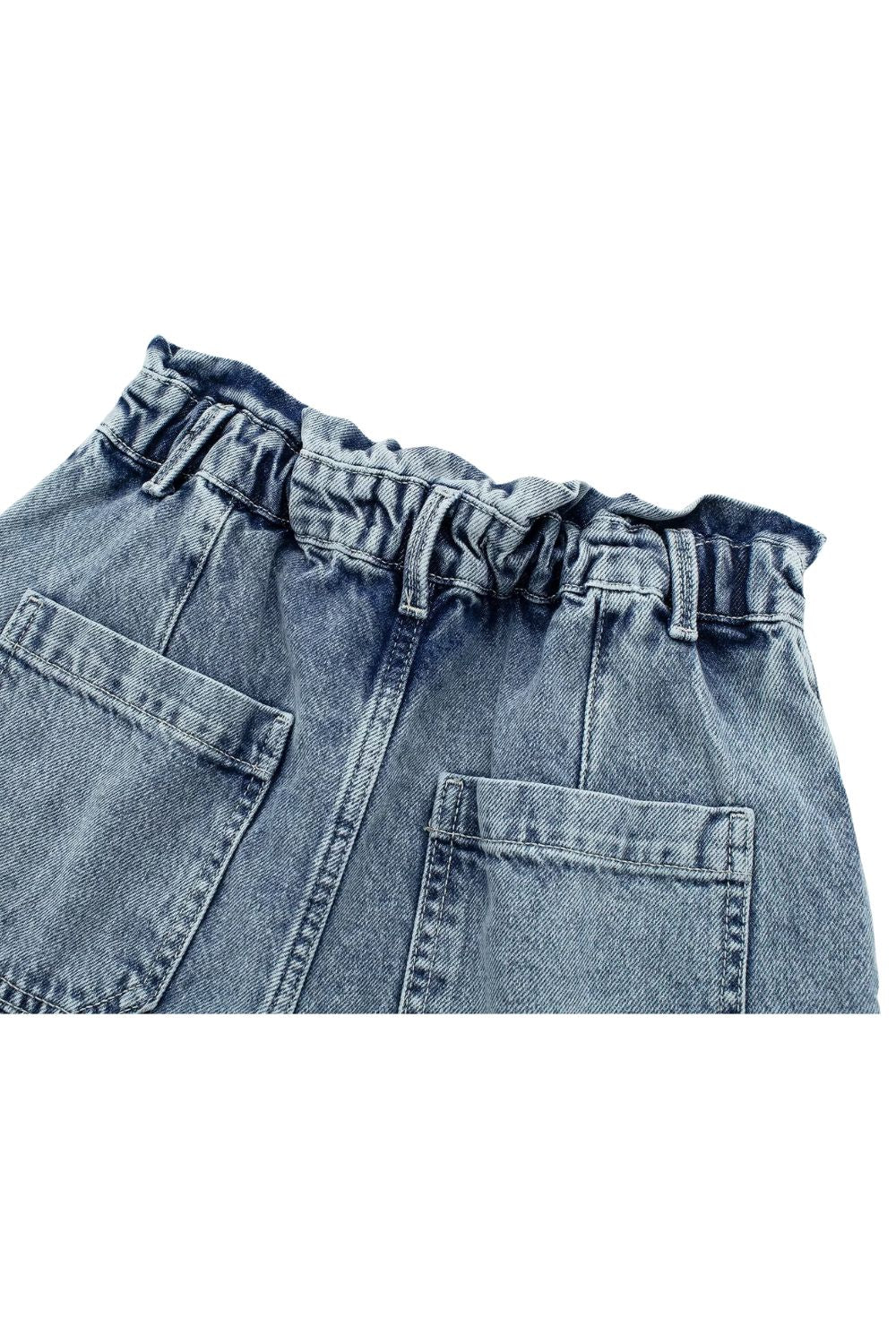 ' Daniel ' Denim Vest & High-Waist Shorts Combo (Sold Separately)